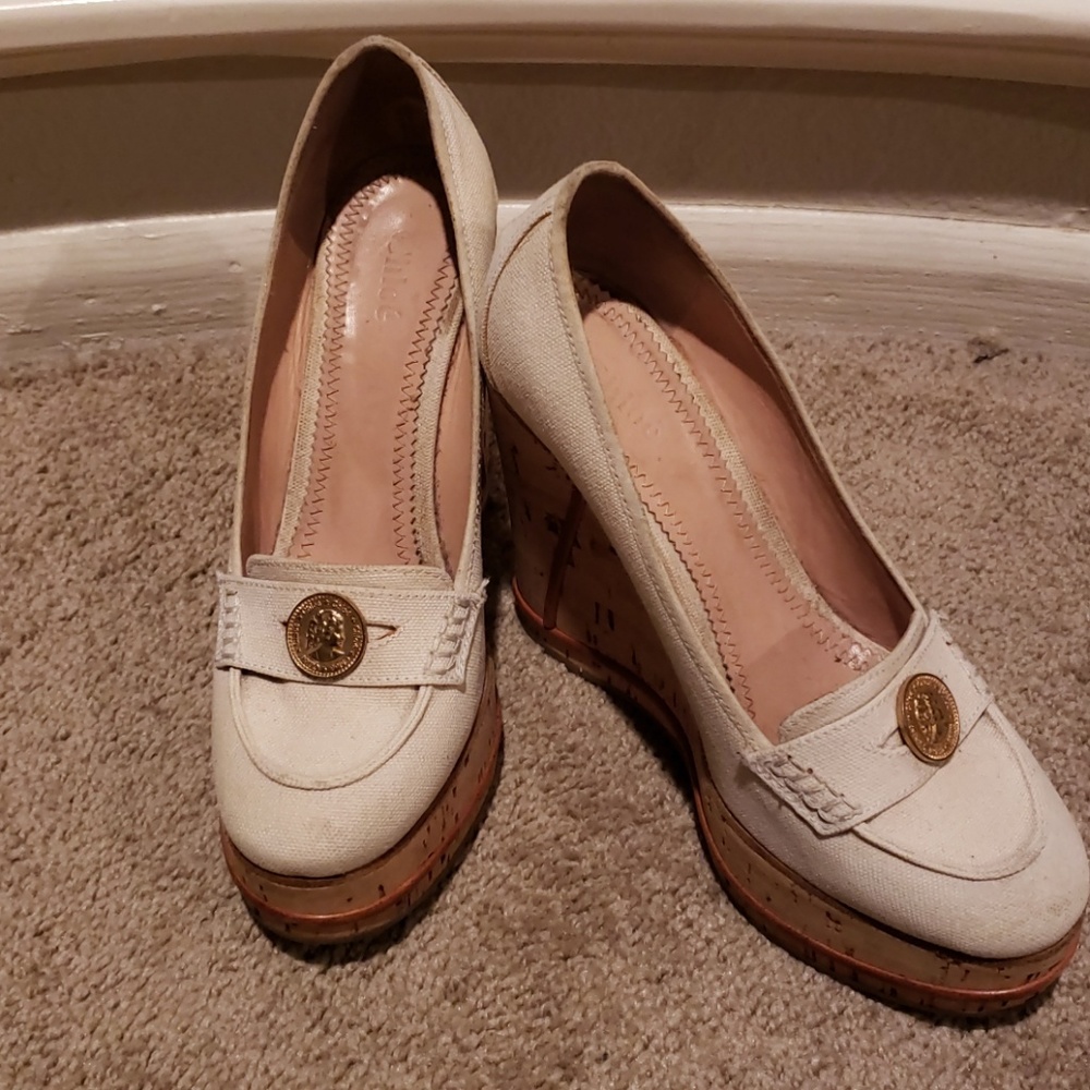 Chloe Penny Wedges